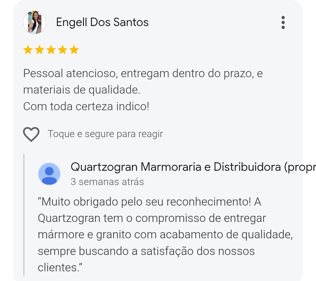 Feedback do cliente