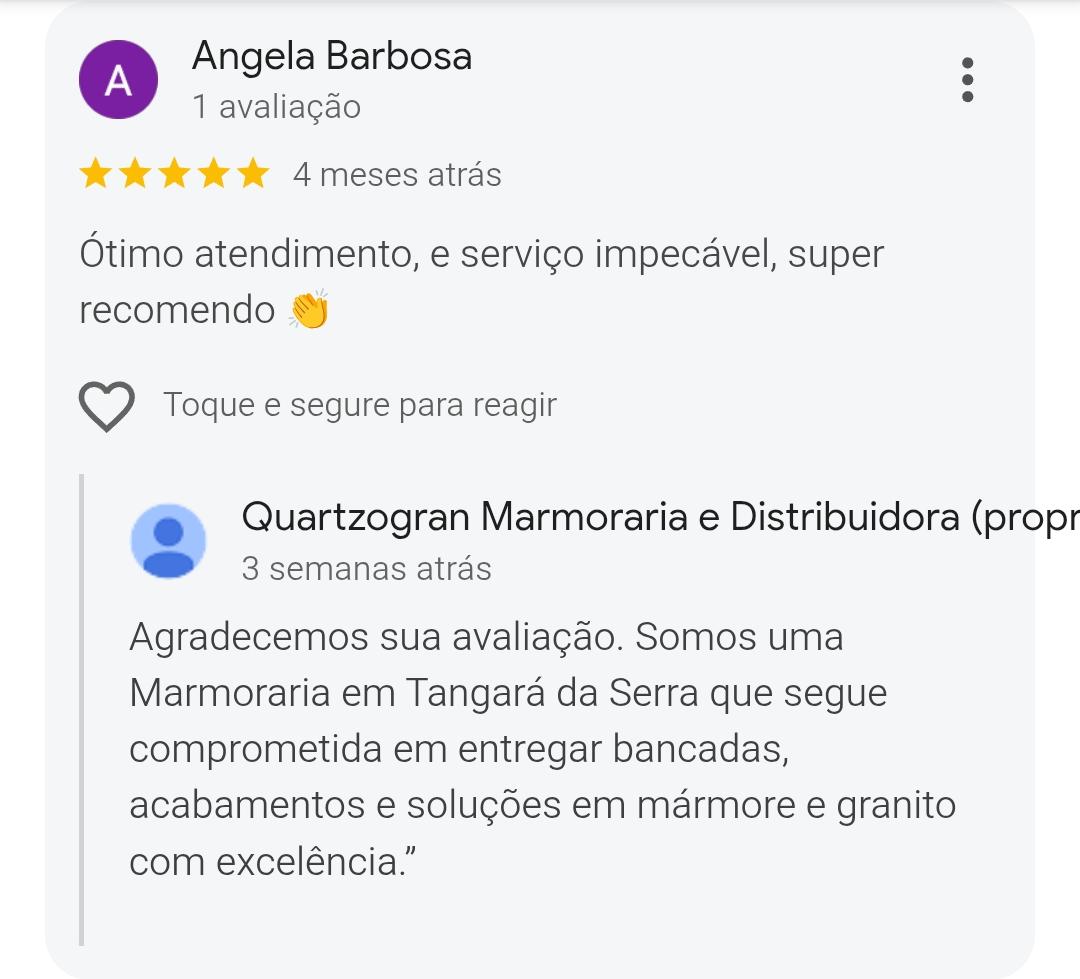 Feedback do cliente